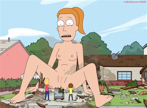 Rule 34 Accurate Art Style Beth Smith Edit Giantess Morty Smith Nobodyman9000 Nude Pussy Rick