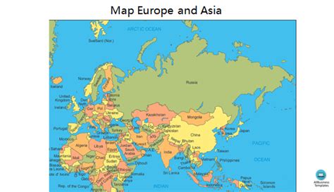 Map Europe And Asia Outline Templates At