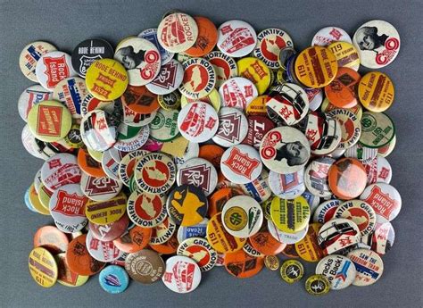 Group Of 50 Assorted Train Pins Matthew Bullock Auctioneers