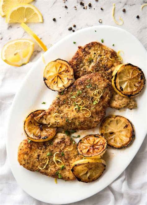 Making a homemade lemon pepper seasoning to sprinkle onto chicken requires slow baking lemon zest to dry it out before mixing with salt and pepper. Lemon Pepper Chicken | RecipeTin Eats