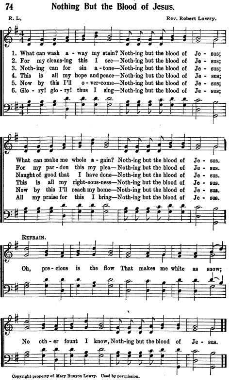 One Of My Favorite Hymnscrit Is All Because Of The Blood That