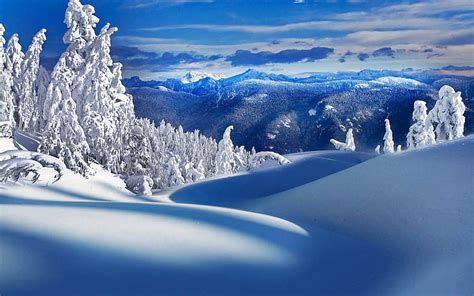 Beautiful Landscape Landscapes Lovely Nature Snow Winter Hd