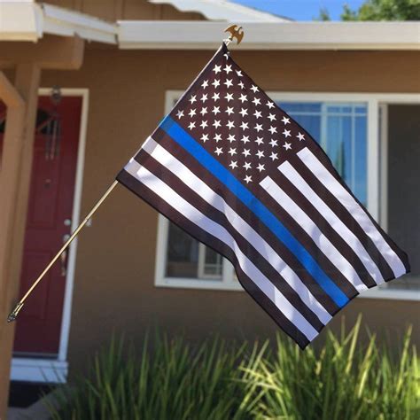 Quality Thin Blue Line American Police Flag 3x5 Fade Resistant Stars