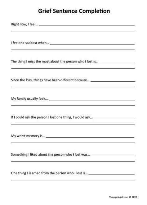 Printable Marriage Counseling Worksheets