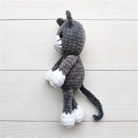 Crochet Cat Pattern Cat Plush Cat Toy Etsy