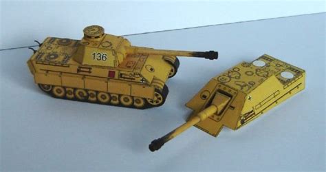 Pzkpfw V Panther And Jagdpanther Prmodels Paper Crafts Paper