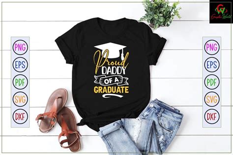Proud Daddy Of A Graduate Graphic By Graphicworld · Creative Fabrica