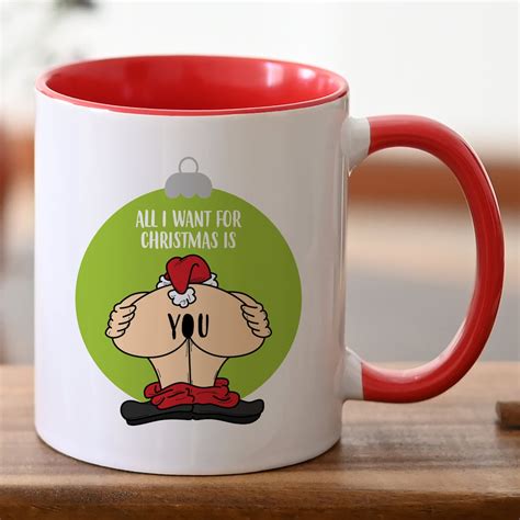 Funny Boyfriend Christmas Mug Naughty Christmas Coffee Mug Etsy