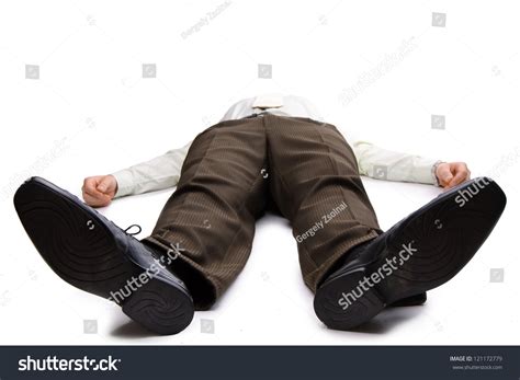 Young Businessman Lying On Floor Stock Photo 121172779 Shutterstock