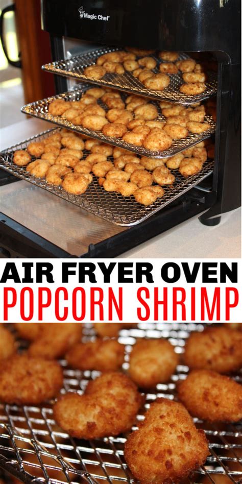 You can also use silicone or paper cupcake cups or molds to bake cupcakes, muffins or small gratins. It is so easy to make crispy air fryer popcorn shrimp in the Magic Chef 10.5 Air Fryer Oven ...