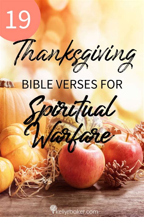 19 Thanksgiving Bible Verses For Spiritual Warfare Kelly