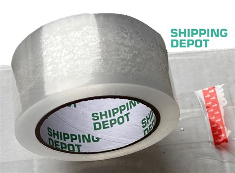 72 Rolls Of Shipping Depot Carton Box Sealing Clear Packing Tape 2 X
