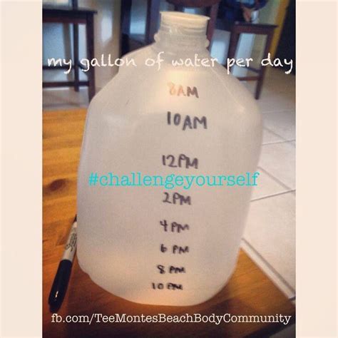 So i decided to do some research to find out the exact weight. One gallon of water a day | A healthier me. | Pinterest ...