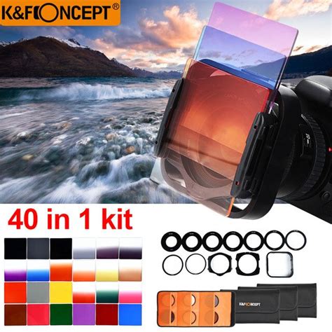 Kandf Concept 40 In 1 Case 24pcs Filter Square Graduated Nd Color Filter