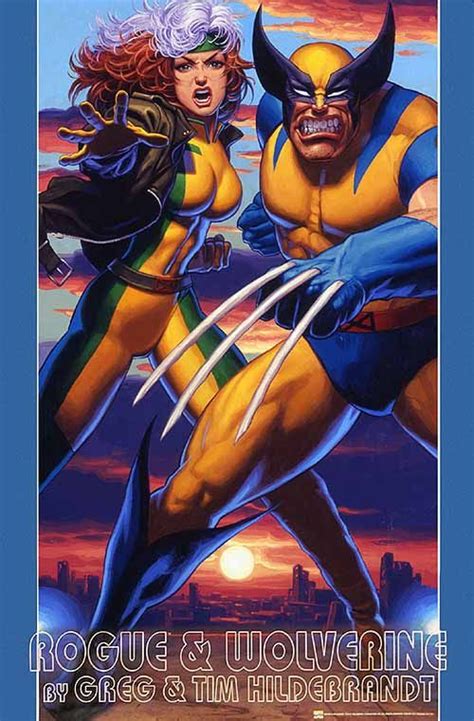 Rogue And Wolverine Héros Les Super Héros