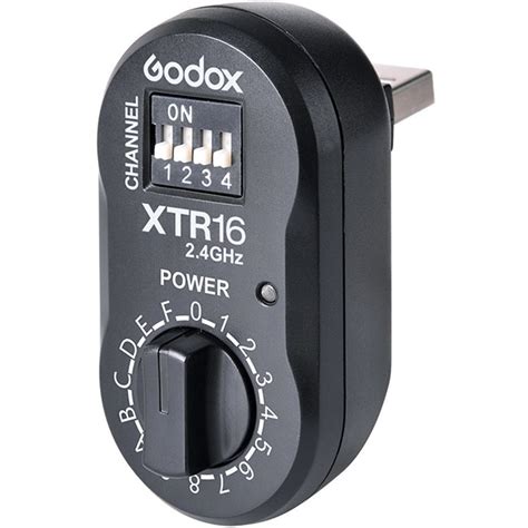 godox xtr16 wireless power control flash trigger receiver xtr 16