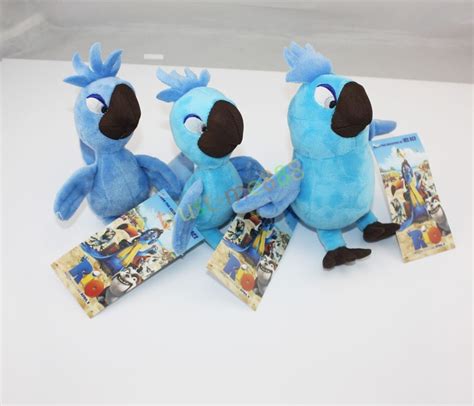 Rio 2 Plush Doll Baby Macaw Carla Bia Tiago Stuffed Toy 3pcs Set