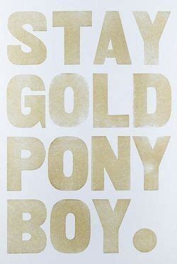 Stay gold (first aid kit album) or the title song, 2014. Stay Gold Quotes. QuotesGram