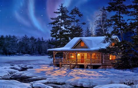 20 House In Snow Wallpapers Wallpapersafari