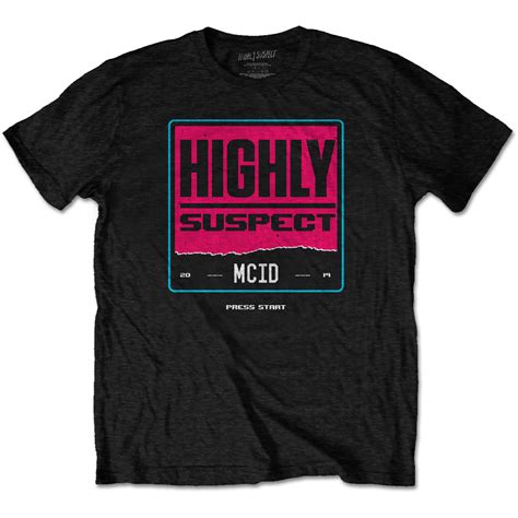 Highly Suspect Unisex T Shirt Press Start Wholesale Only And Official