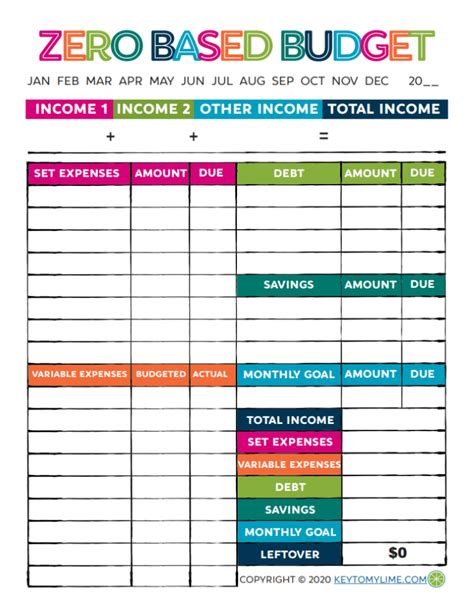 Free Printable Budget Templates To Manage Your Money