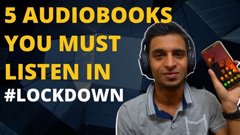 5 Audiobooks You Must Listen Best Audiobooks To Try In Lockdown Youtube