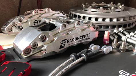 R1 Concepts Forged Series 6 And 4 Piston Big Brake Kit Unboxing Youtube