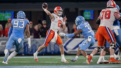 Clemsons Klubnik Tops Unc For Acc Title As Dabo Benches Dj Charlotte Observer