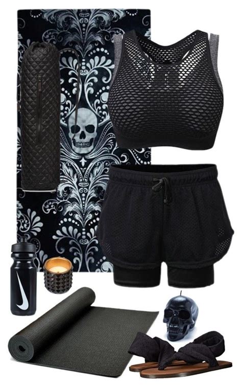 Health Goth Yoga Outfit C In 2020 Fitness Fashion