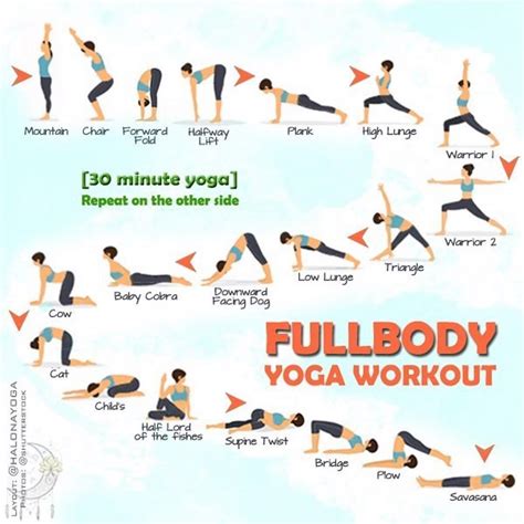 Pin By Superwonderever On Yoga 30 Minute Yoga Full Body Yoga Workout