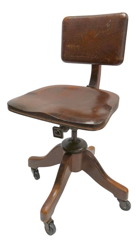 1930s Vintage Stenographers Chair Chair Office Chair Wood Chair