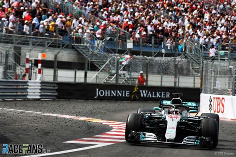 Hamilton captioned the image on instagram with: Lewis Hamilton, Mercedes, Monaco, 2018 · RaceFans
