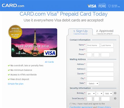 Buy visa gift card online. Make Your Own Debit Card Easily with Card.com - Our ...