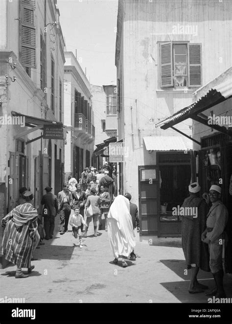 North Africa 1935 Tangier Street In Tangier Date 1935 Location
