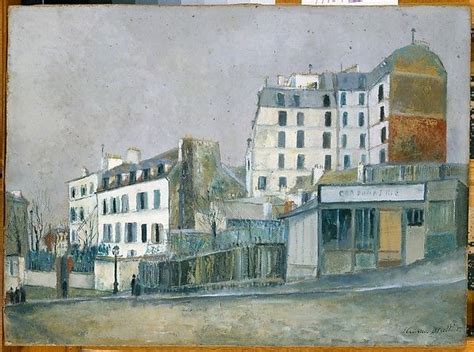 Maurice Utrillo 40 Rue Ravignan Urban Painting Painting Post
