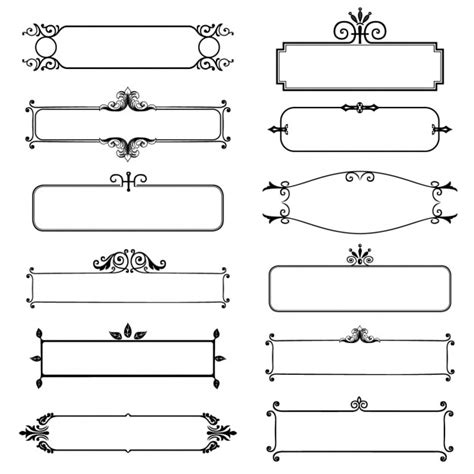 Decorative Frames Collection Vector Free Download