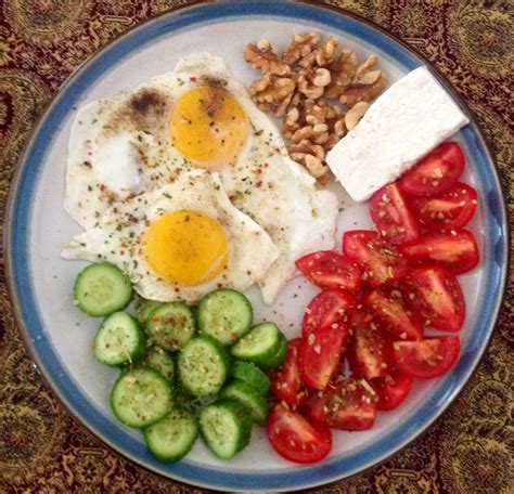 My Persian Breakfast Sunny Side Eggs Cherry Tomato Persian Cucumber