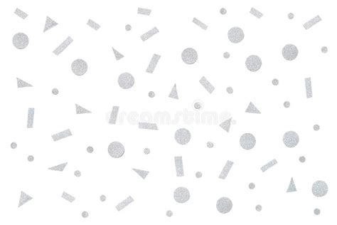 Red Glitter Confetti Paper Cut Background Stock Image Image Of