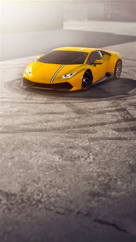 Lambo Amarillo Huracán Italiano Lamborghini Velocidad