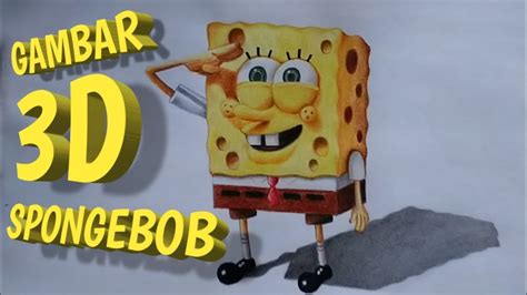 Carvalho dengan senang hati akan membuat kita dikelabui oleh trik menggambarnya yang terbilang luar biasa yaitu tenik menggambar 3d. CARA MENGGAMBAR SPONGEBOB 3D - YouTube