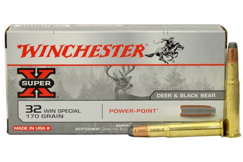 Winchester 32 Win Special 170 Gr Power Point Jsp Super X 20box For