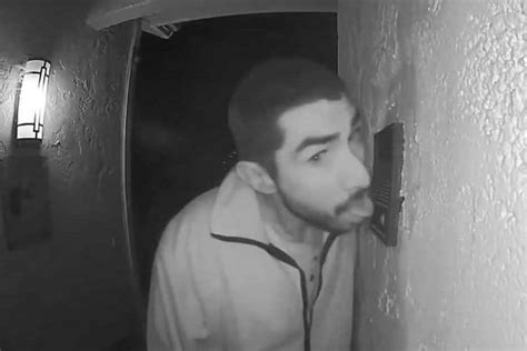 Man Caught Licking Doorbell For Three Hours The Independent The Independent