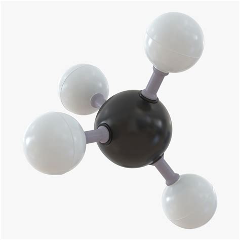 メタン分子3Dモデル TurboSquid 1008412