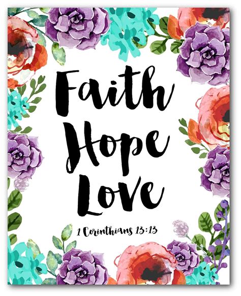 Quotes From The Bible About Faith Hope And Love The Quotes