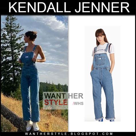 Kendall Jenner In Denim Overalls On September 3 ~ I Want Her Style What Celebrities Wore And