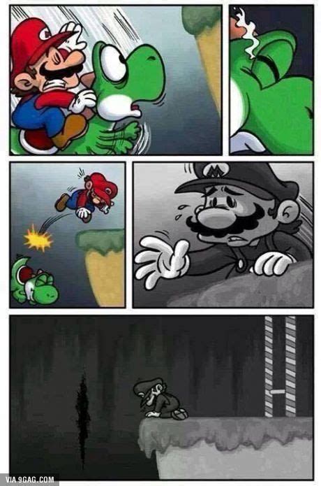 A Comic Strip With Mario And Luigi In It