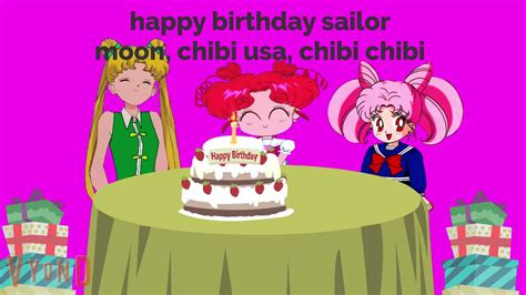 Sailor Chibi USA Happy Birthday