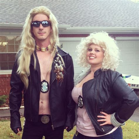 Couples Costume For Halloween Dog The Bounty Hunter And His Wife Beth