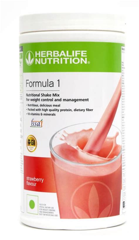 Herbalife Formula 1 Nutritional Shake Strawberry Flavor For Weight