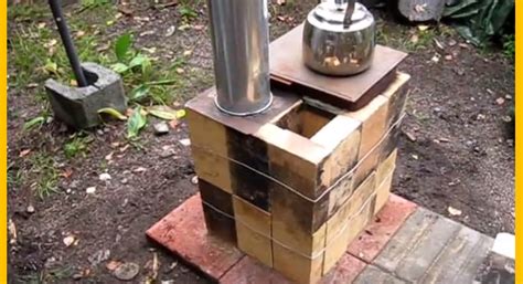 Can cook full meals using very. Video Brilliant DIY: Your Own Brick Box Rocket Stove ...